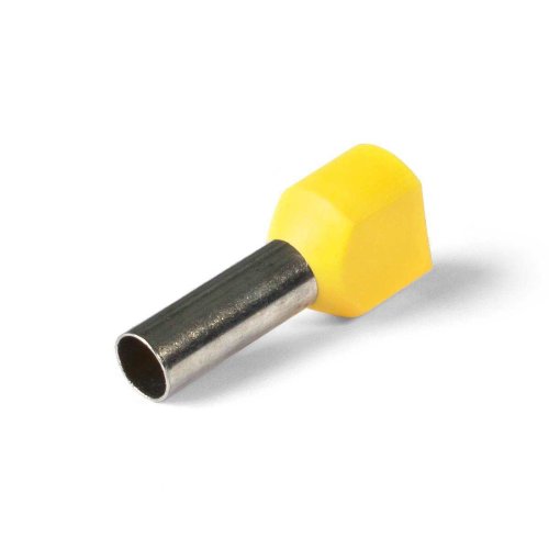 Наконечник штыревой втулочный изолированный двойной КВТ НШВИ(2) 6.0-14 79471 картинка